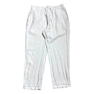 COTTON ON 100% Linen Lightweight Breathable Summer Boating Pants Mens Large